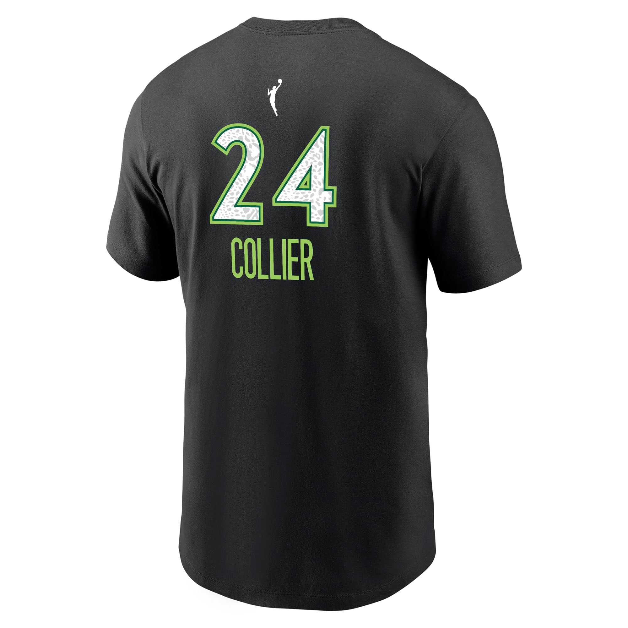 Men's Nike Napheesa Collier Black Minnesota Lynx Rebel Edition Name & Number T-Shirt